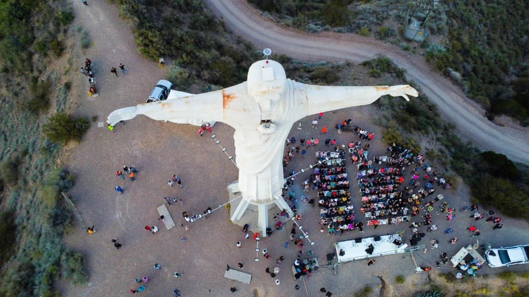 El Cristo del Manzano visto desde arriba