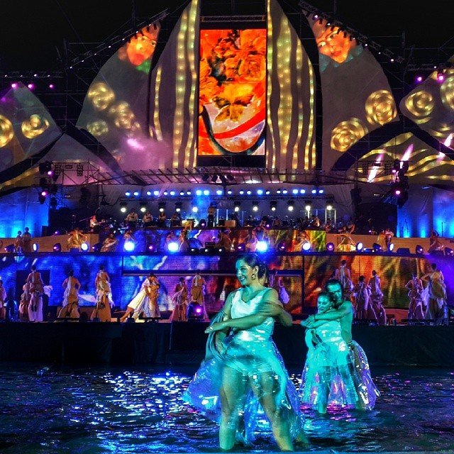 Escenario de la Fiesta Nacional de la Vendimia 2014